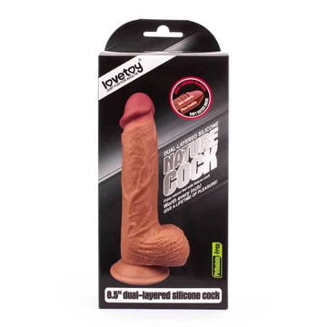 8.5 inch Dual-Layered Silicone Dildo