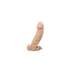 Charmly Cyberskin Extension Sleeve Dual Powerful Vibrators Flesh