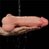 7.8'' Sliding Skin Dual Layer Dong - Whole Testicle